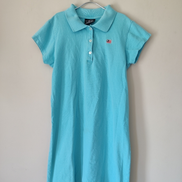 Polo Jean Co Ralph Lauren Turquoise Polo Women Dress - Picture 1 of 4